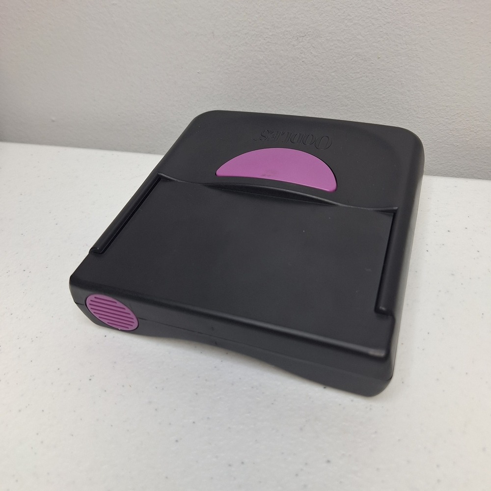 Vintage Milton‎ Bradley Oodles Electronic Word Game Console 1992 Black Purple